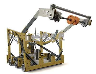 障碍物起(搬)运机器人设计 - solidworks机械设备模型下载 - 沐风图纸
