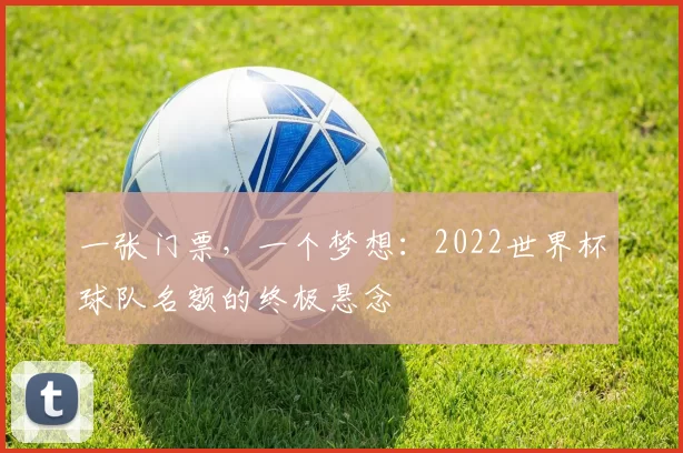 一张门票,一个梦想:2022世界杯球队名额的终极悬念